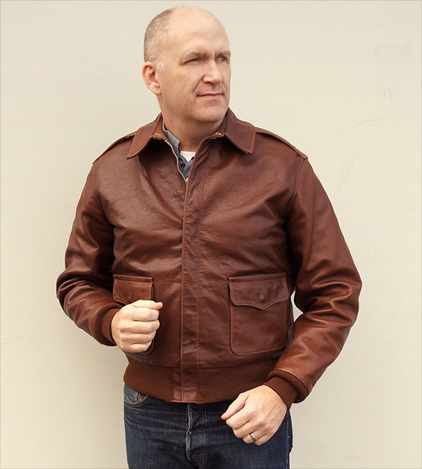 Good Wear Leather Rough Wear 42-1401-P Type A-2 Jacket