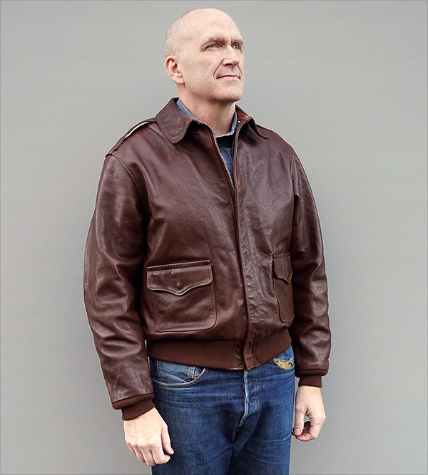 Good Wear Leather Rough Wear 42-1401-P Type A-2 Jacket