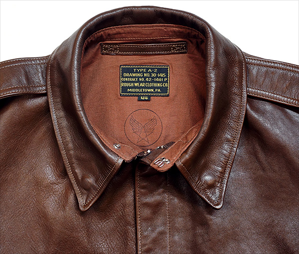 Good Wear Leather Rough Wear 42-1401-P Type A-2 Jacket Collar