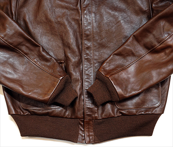 Good Wear Leather Rough Wear 42-1401-P Type A-2 Jacket Knits
