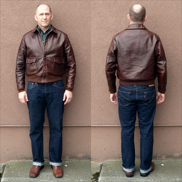 Good Wear Leather's Rough Wear Type A-2 Full View