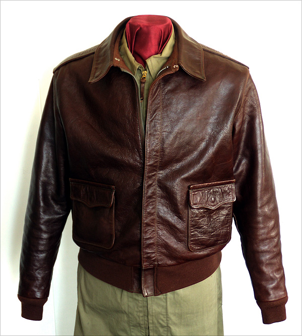 Good Wear Leather's Rough Wear Type A-2 Front View