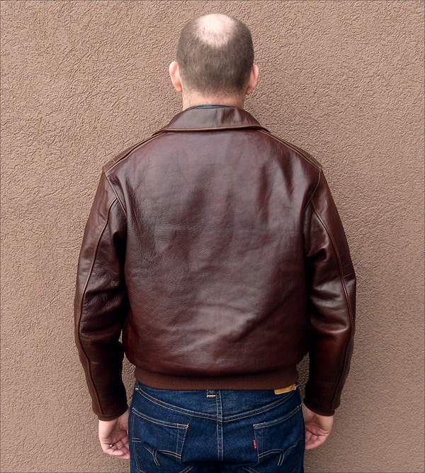 Good Wear Leather's Rough Wear Type A-2 Reverse View