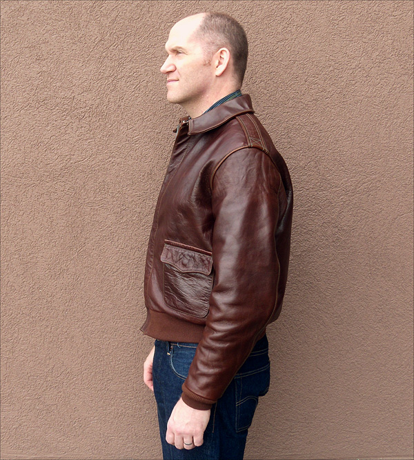 Good Wear Leather's Rough Wear Type A-2 Side View