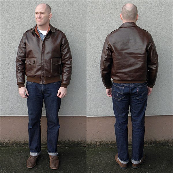 Good Wear Leather's Rough Wear Type A-2 Full View