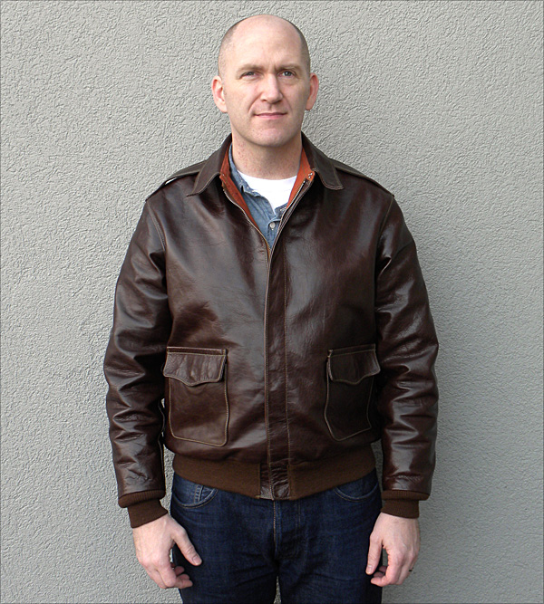 Good Wear Leather's Rough Wear Type A-2 Front View