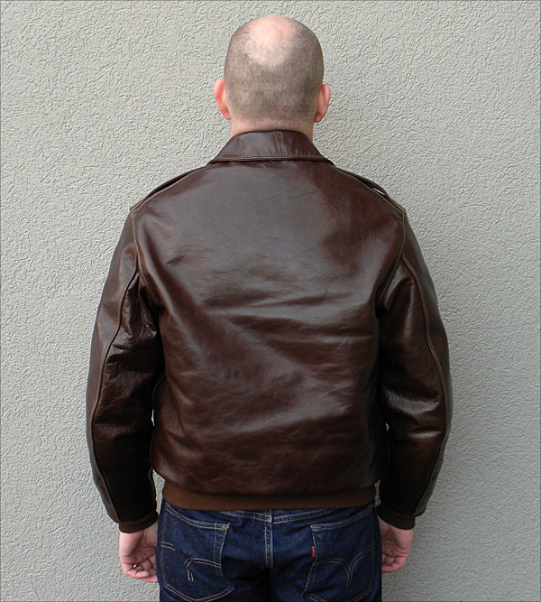 Good Wear Leather's Rough Wear Type A-2 Reverse View
