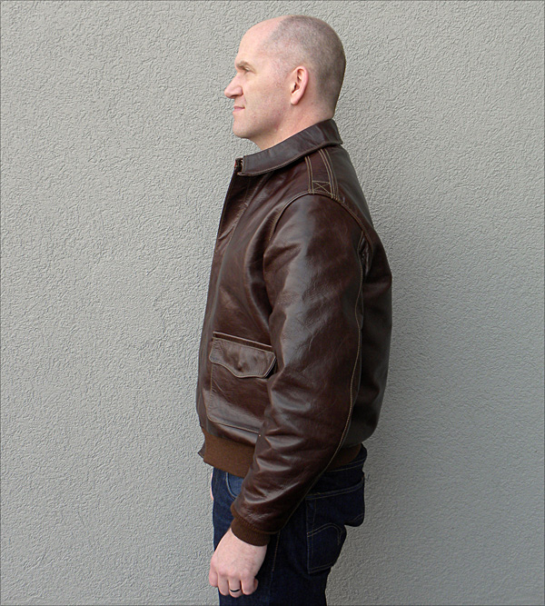 Good Wear Leather's Rough Wear Type A-2 Side View