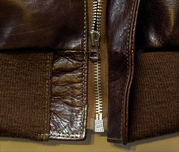 Good Wear Leather's Rough Wear Type A-2 Talon Zipper