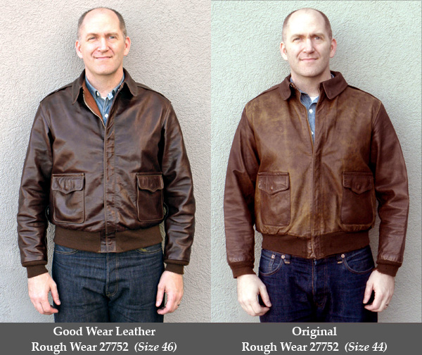 Good Wear Leather's Rough Wear Type A-2 Full View