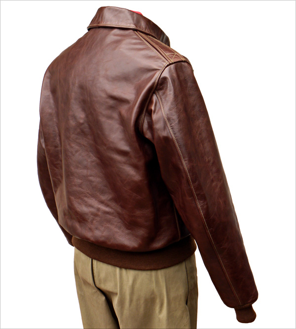 Good Wear Leather's Rough Wear Type A-2 Reverse View