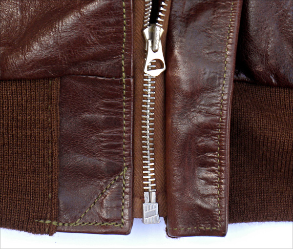 Good Wear Leather's Rough Wear Type A-2 Talon Zipper