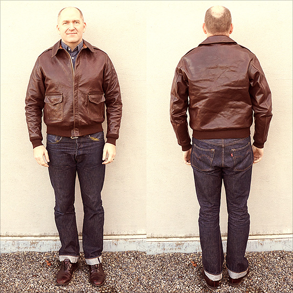 Good Wear Leather's Rough Wear 27752 Type A-2 Full View