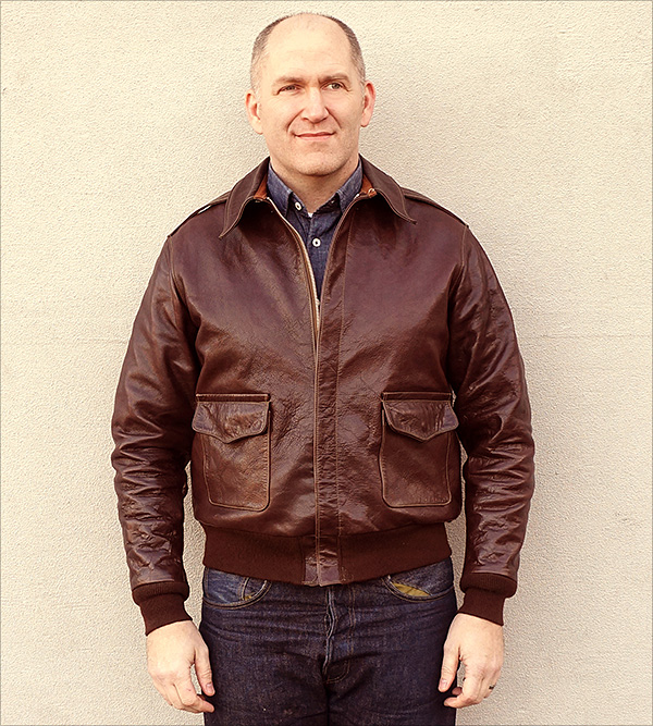 Good Wear Leather's Rough Wear 27752 Type A-2 Front View