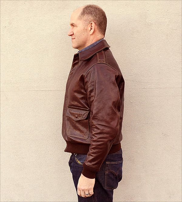Good Wear Leather's Rough Wear 27752 Type A-2 Side View