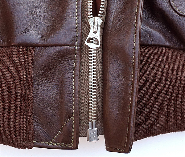 Good Wear Leather's Rough Wear 27752 Type A-2 Talon Zipper