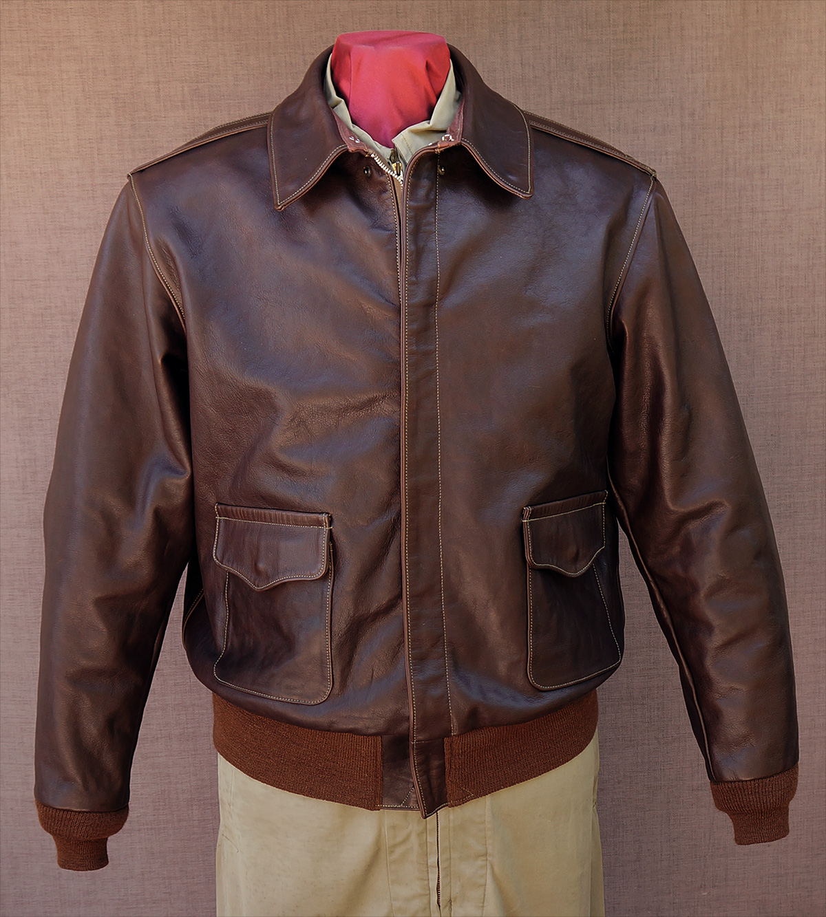 Good Wear Leather's Rough Wear 27752 Type A-2 Front View