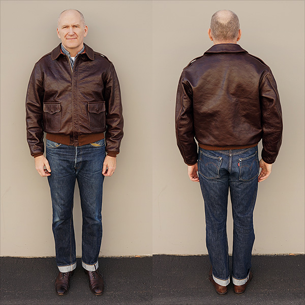 Good Wear Leather's Rough Wear 27752 Type A-2 Full View