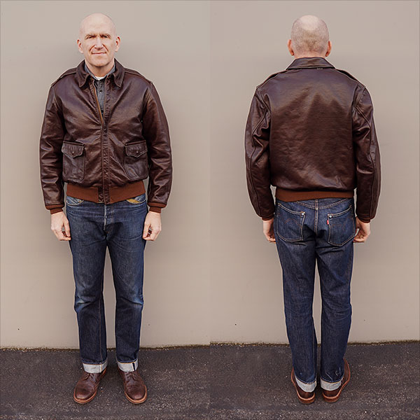 Good Wear Leather's Rough Wear 27752 Type A-2 Full View