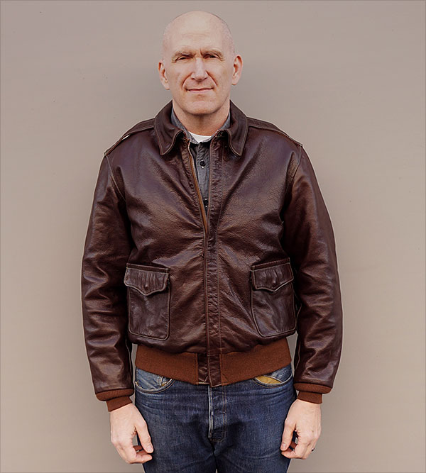 Good Wear Leather's Rough Wear 27752 Type A-2 Front View