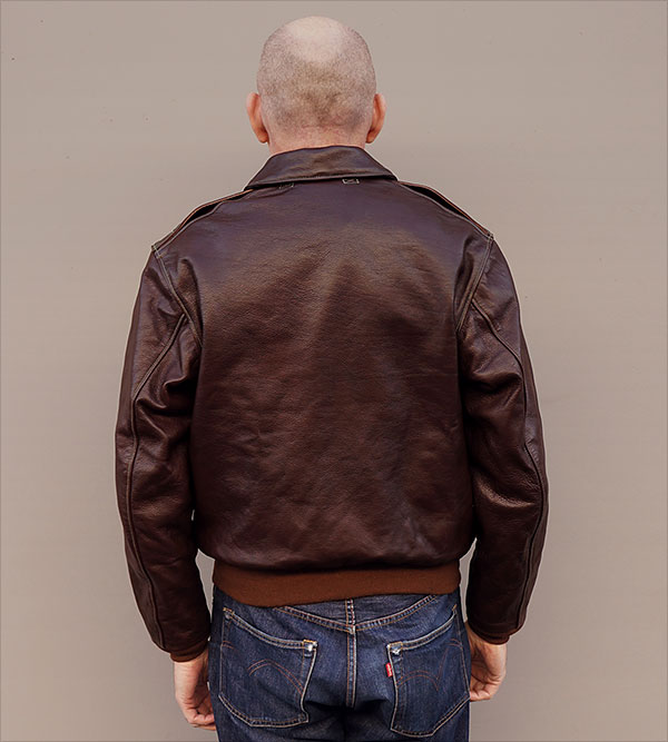 Good Wear Leather's Rough Wear 27752 Type A-2 Reverse View