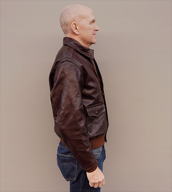 Good Wear Leather's Rough Wear 27752 Type A-2 Side View