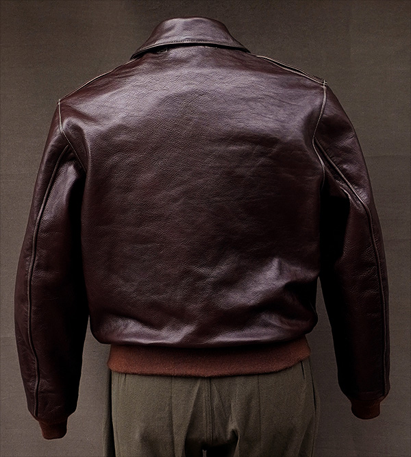 Good Wear Leather's Rough Wear 27752 Type A-2 Reverse View