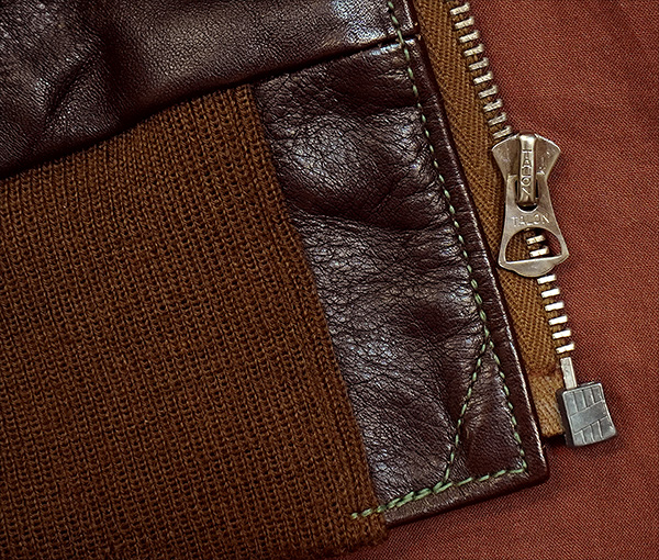 Good Wear Leather's Rough Wear 27752 Type A-2 Talon Zipper