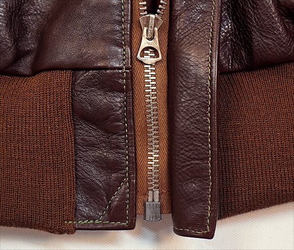 Good Wear Leather's Rough Wear 27752 Type A-2 Talon Zipper