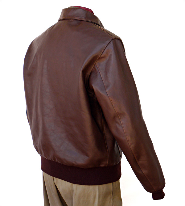Good Wear Leather's Star Sportswear Type A-2 Jacket Reverse View