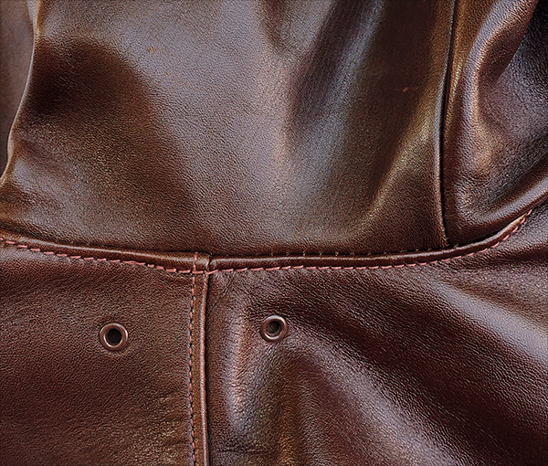 Good Wear Leather's Star Sportswear Type A-2 Jacket Arm Seams