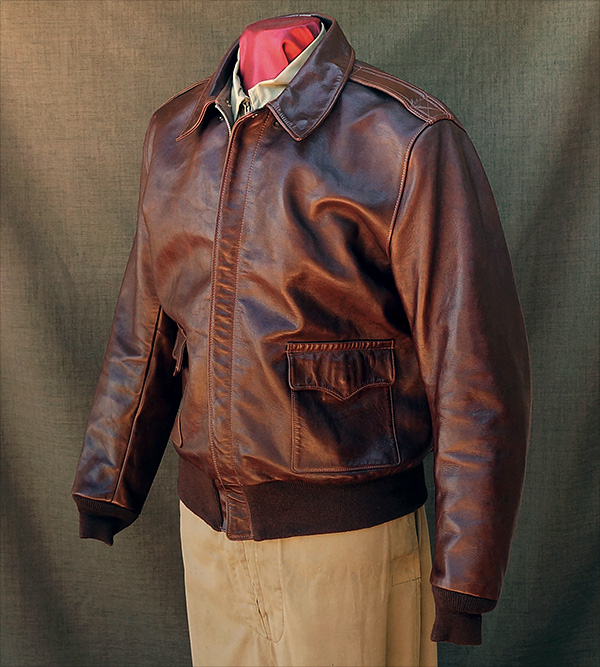 Good Wear Leather's Star Sportswear Type A-2 Jacket Front View
