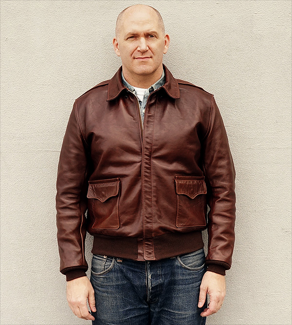Good Wear Leather's Star Sportswear Type A-2 Jacket Reverse View
