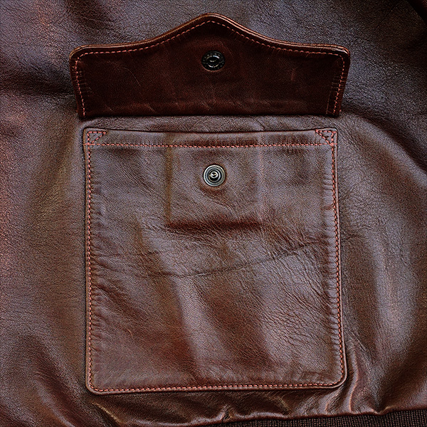 Good Wear Leather's Star Sportswear Type A-2 Jacket Pocket