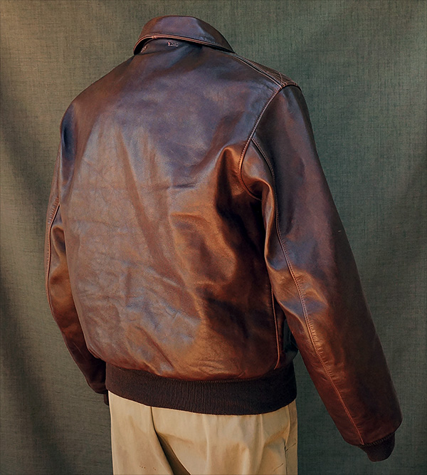 Good Wear Leather's Star Sportswear Type A-2 Jacket Reverse View