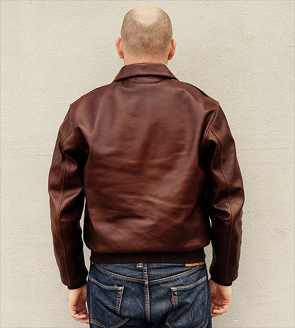 Good Wear Leather's Star Sportswear Type A-2 Jacket Reverse View