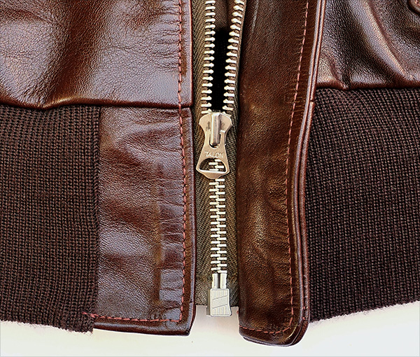 Good Wear Leather's Star Sportswear Type A-2 Jacket Zipper