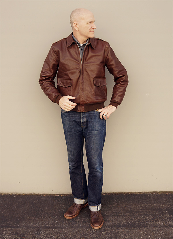 Good Wear Leather's United Sheeplined Type A-2 Flight Jacket