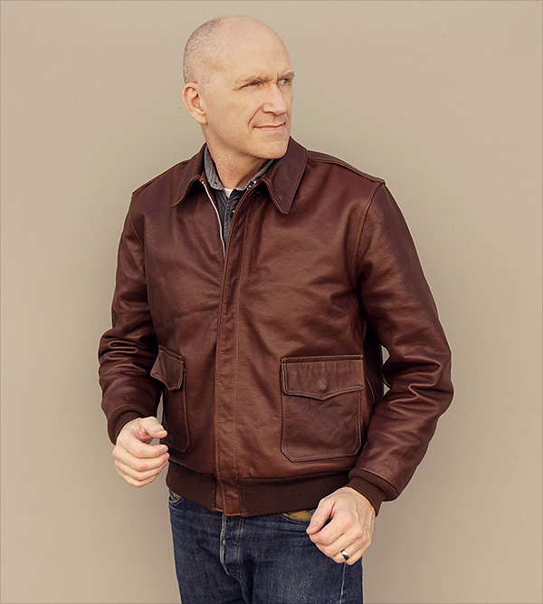 Good Wear Leather's United Sheeplined Type A-2 Flight Jacket