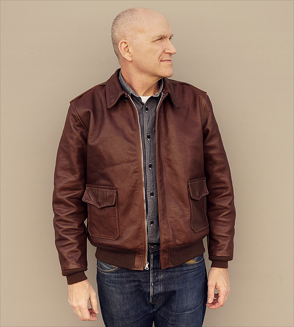 Good Wear Leather's United Sheeplined Type A-2 Flight Jacket