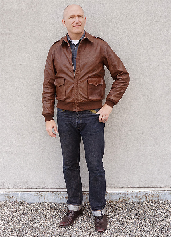 Good Wear Leather Werber Sportswear 42-1402-P Type A-2 Jacket