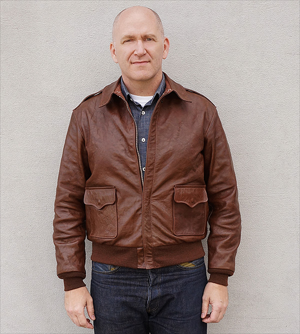 Good Wear Leather Coat Company — Good Wear Werber 42-1402-P Type A-2 Jacket